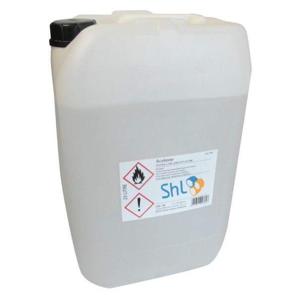 SHL 25 litre High Quality Acetone 25000ml 99.8%