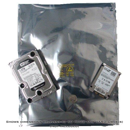 100 x SHL Brand Antistatic Metallic Shielding bag 12 x 16 inch (30.5 x 40.5 cm) - SHL12x16