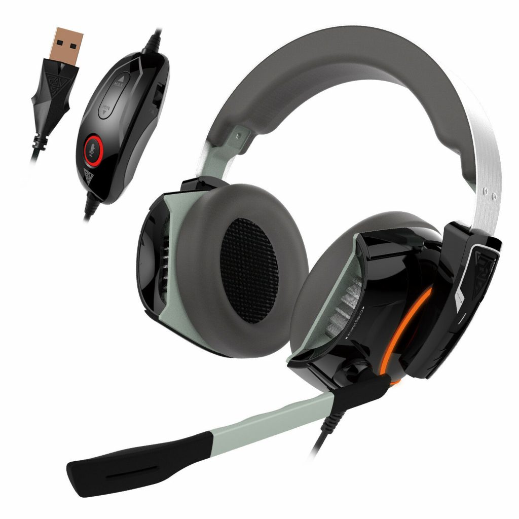 Gamdias HEPHAESTUS P1 RGB Lighting 7.1 virtual surround sound wired gaming headset