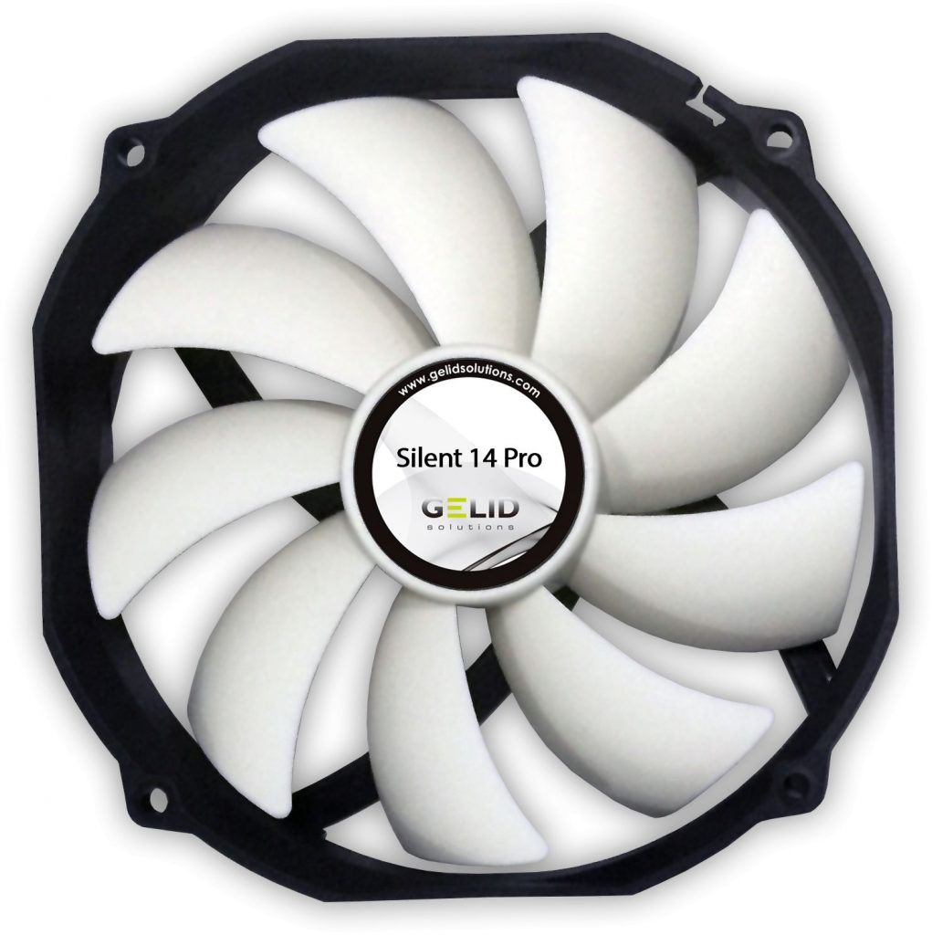 Gelid Solutions Silent 14 Pro PWM, 140mm Quiet Case Fan