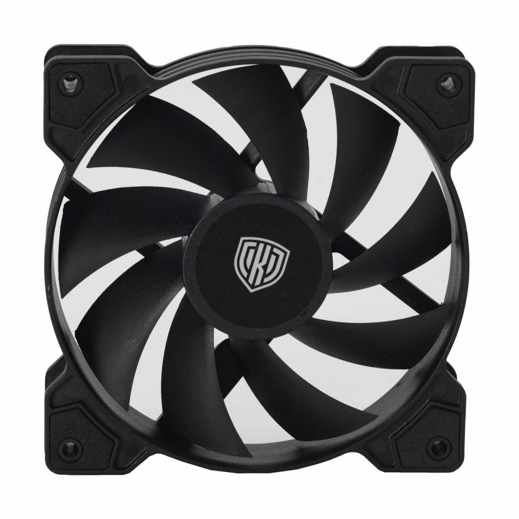 120mm Kolink 12025L 12S 0.20a Black pc computer case fan Shiny Hardware